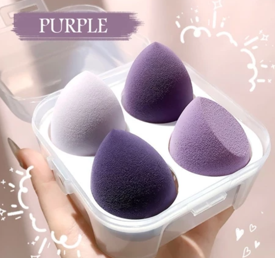 4 pcs boxed super soft makeu...